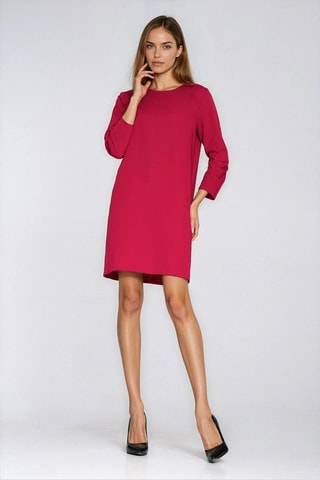 Vestido trapecio - Rojo