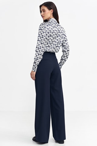 Pantalón wide leg - Azul