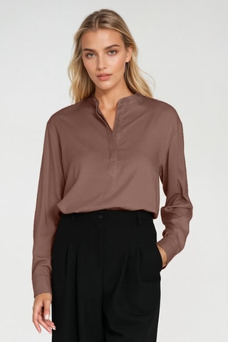 Blusa oversize - Marrón