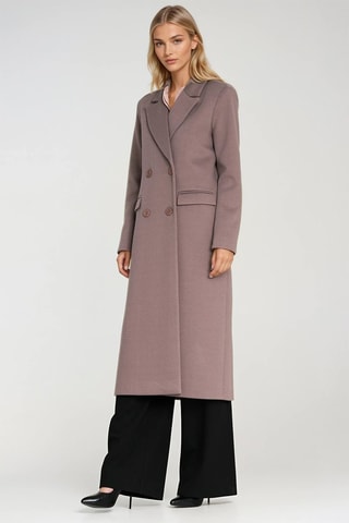 Abrigo regular fit - Beige