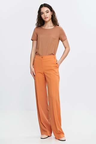 Pantalón wide leg - Naranja