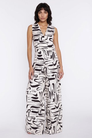 Mono regular fit sin mangas - Blanco