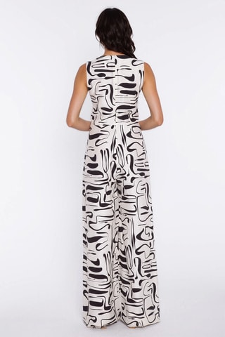 Mono regular fit sin mangas - Blanco