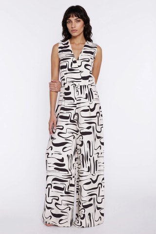 Mono regular fit sin mangas - Blanco