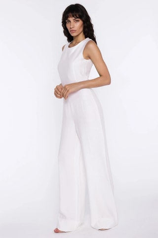 Mono regular fit sin mangas - Crudo