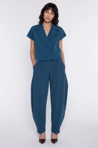 Blazer regular fit - Azul pato