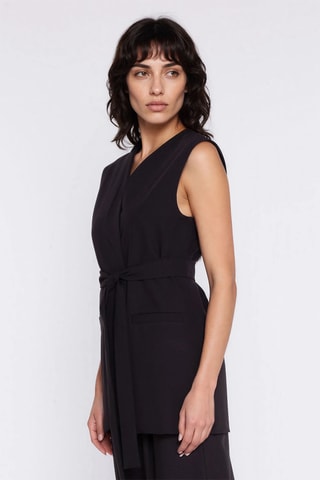 Chaleco regular fit - Negro