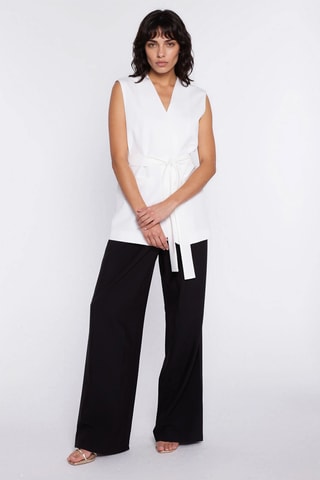 Chaleco regular fit - Crudo