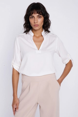 Blusa regular fit - Crudo
