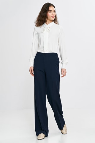 Pantalón wide leg - Azul