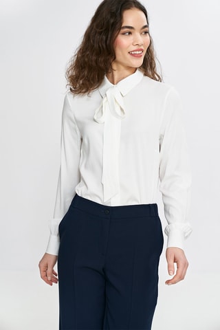 Pantalón wide leg - Azul