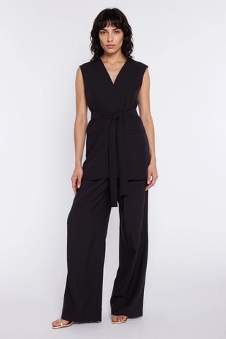 Pantalón wide leg - Negro