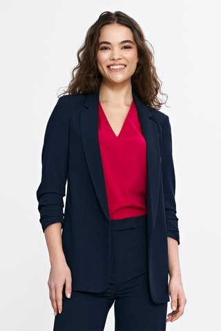 Chaqueta de traje regular fit - Azul
