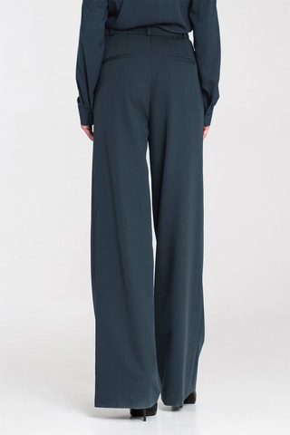 Pantalón wide leg - Azul