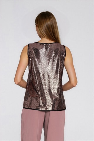 Blusa regular fit - Marrón