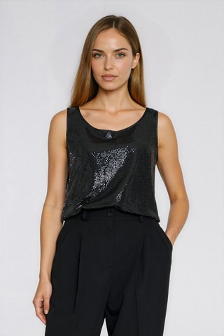 Blusa regular fit - Negro