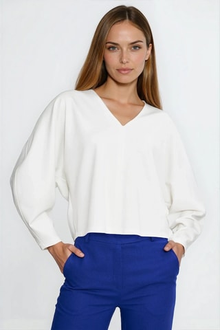 Blusa oversize - Blanco