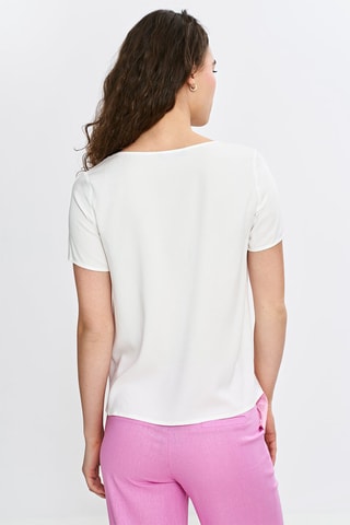Blusa regular fit - Blanco