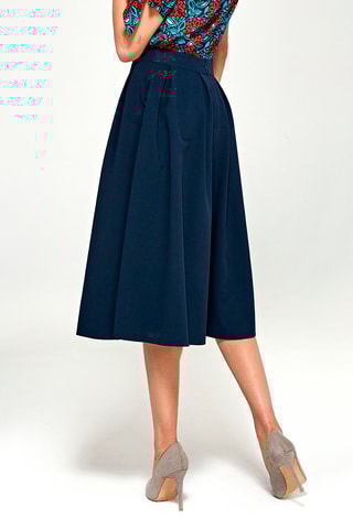 Falda plisada - Azul