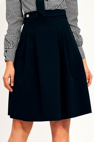 Falda evasé - Negro