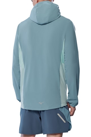 Runningjasje met Capuchon - Blauwgrijs