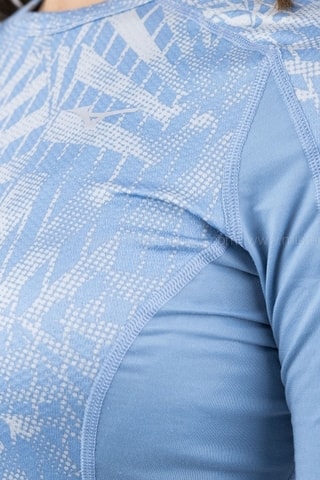 T-shirt - Hemelsblauw en Ecru