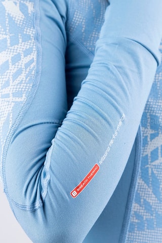 T-shirt - Hemelsblauw en Ecru