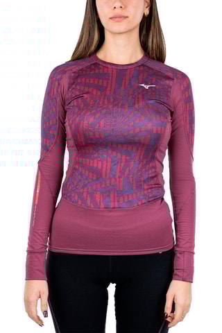 T-shirt - Paars en Bordeauxrood