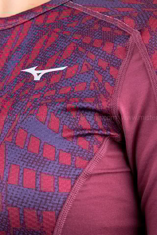 T-shirt - Paars en Bordeauxrood