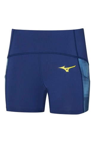 Trainingsshort - Marineblauw en Geel