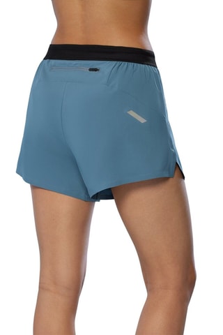 Runningshort - Pauwblauw