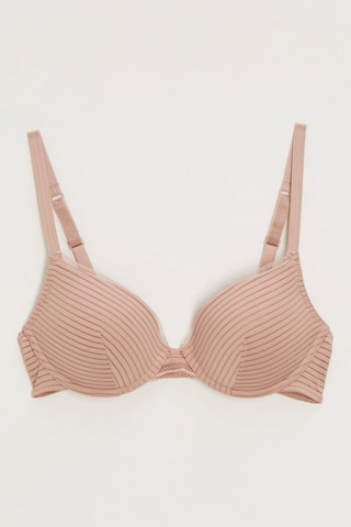 Soutien-gorge rayé ampliforme Horizon - Praline - Variance