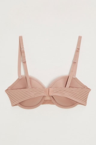 Soutien-gorge rayé ampliforme Horizon - Praline - Variance