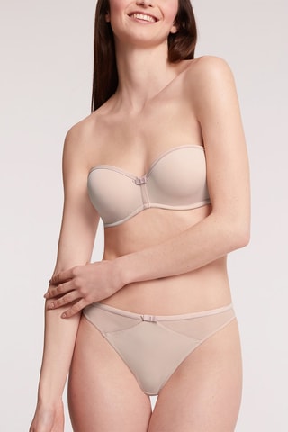 Soutien-gorge ampliforme Bret - Blanc et beige