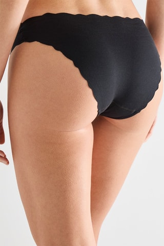 3 culottes - Noir et rose