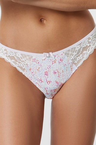 Slip Eden - Wit en Beige