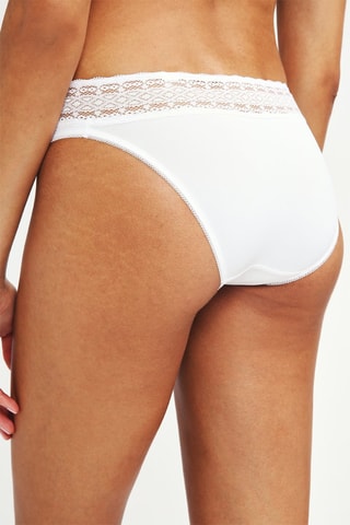 3 culottes Les Quotidiens - Blanc et rose - Variance