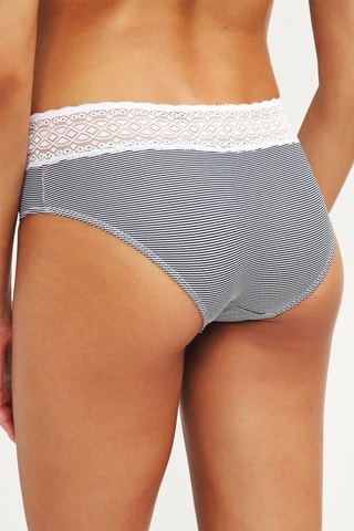 3 shortys Les Cotons Bio - Noir et écru - Variance