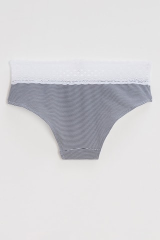 3 shortys Les Cotons Bio - Noir et écru - Variance