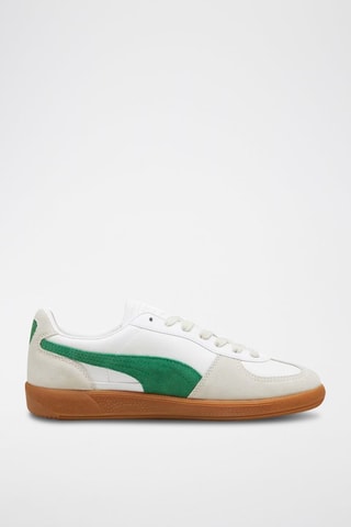 Zapatillas de piel Palermo Lth - Blanco y verde