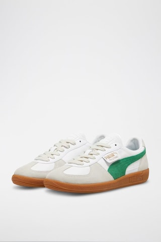 Zapatillas de piel Palermo Lth - Blanco y verde