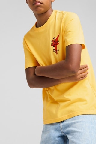 Camiseta regular fit Road To Unity - Amarillo