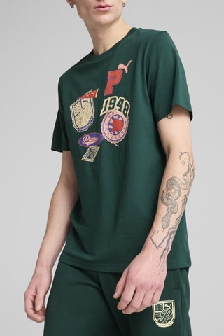 Camiseta regular fit Sports Legacy - Caqui