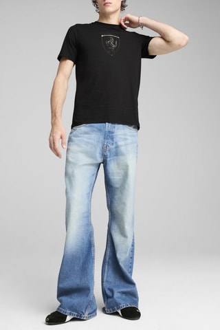 Camiseta regular fit Ferrari - Negro