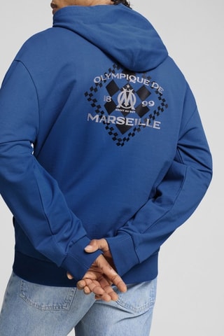Sudadera con capucha Olympique de Marseille - Azul cobalto