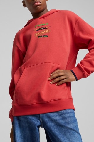 Sudadera con capucha Road to unity - Rojo