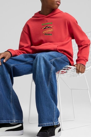 Sudadera con capucha Road to unity - Rojo