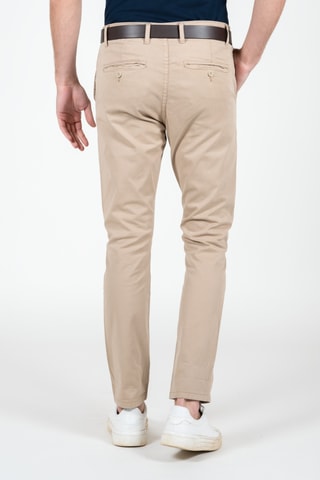 Pantalon regular - Beige