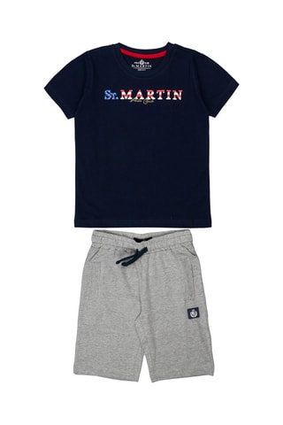 Tshirt et short - Bleu et gris