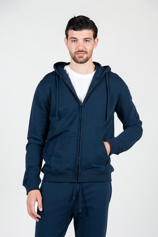 Sweat à capuche - Bleu